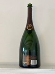 Rare empty wine bottle, Krug, Champagne, 2002, Brut, Magnum