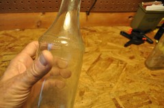 Vintage 4/5s qt Morgan David Wine Bottle, Screw top, No Label. see Pictures
