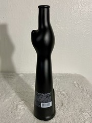 Black Cat Wine Bottle Vase Empty 13 Inches Tall 2011 Mosel Riesling Germany