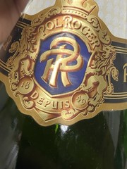 Antique Vintage 1849 Pol Roger Champagne Bottle Epernay France Empty But Sealed