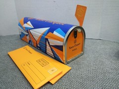 Champagne Veuve CLICQUOT Mailbox Container Limited Edition by Eileen Ugarkovic