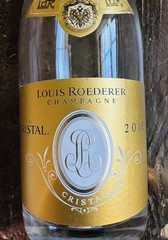 Cristal Champagne Bottle Empty 2016 Collectible France 750ml Gold Louis Roederer