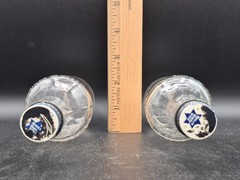 Set Of 2 Vintage Mogen David Bottles, 4 oz