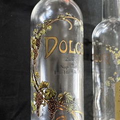 2x Dolce Napa Valley Late Harvest Wine 375ML Empty Bottles; 2006 & 1998