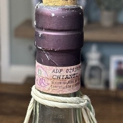 2002 Bell&rsquo;Agio Chianti Empty Bottle With Rattan Wrap