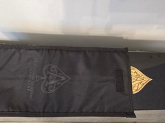 EMPTY ACE OF SPADES GOLD (ARMAND DE BRIGNAC) 1.5 L MAGNUM BOTTLE W/ CASE + COVER