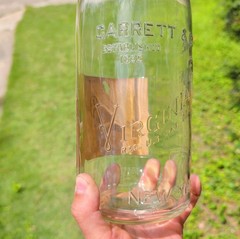 Vintage Garrett’s Virginia Dare Labeled 1/2 Gallon Wine Bottle Brooklyn NY Large