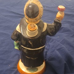 Barsottini Vino Rosso Red Wine Figural Monk Bottle 1969 Italy 24oz