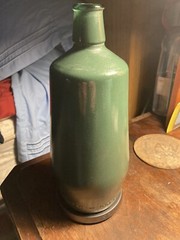 Antique AZEITAO—PORTUGAL. Green Glass Bottle J.M. DA FONSECA