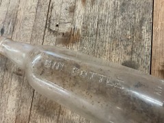 Used Mr. Boston fine wine Bin bottle 4/5 quart