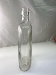 Antique Wine Liquor Bottle Clear Pint Owens-illinois Glass Co. Embossed Base