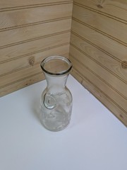 Vintage Paul Masson Norman Kosarin Wine Decanter Carafe Etched Glass 1989