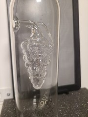Vtg Collezione Millennio Alexander Society Hand Blown Glass 1999 Wine Bottle #3
