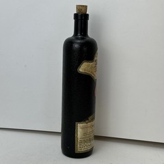 Vintage 1984 Black Tower German White Wine Empty Bottle 750 ml Crock Style