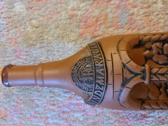 Kindzmarauli Georgian Ceramic Clay Red Wine Bottle 3D Design