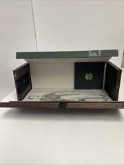 Aveleda Magnetic Folding Wooden Wine Box for Single Bottle Portugal