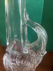 Vintage Collectors Elephant Wine Glass Bottle made In Italy MCM