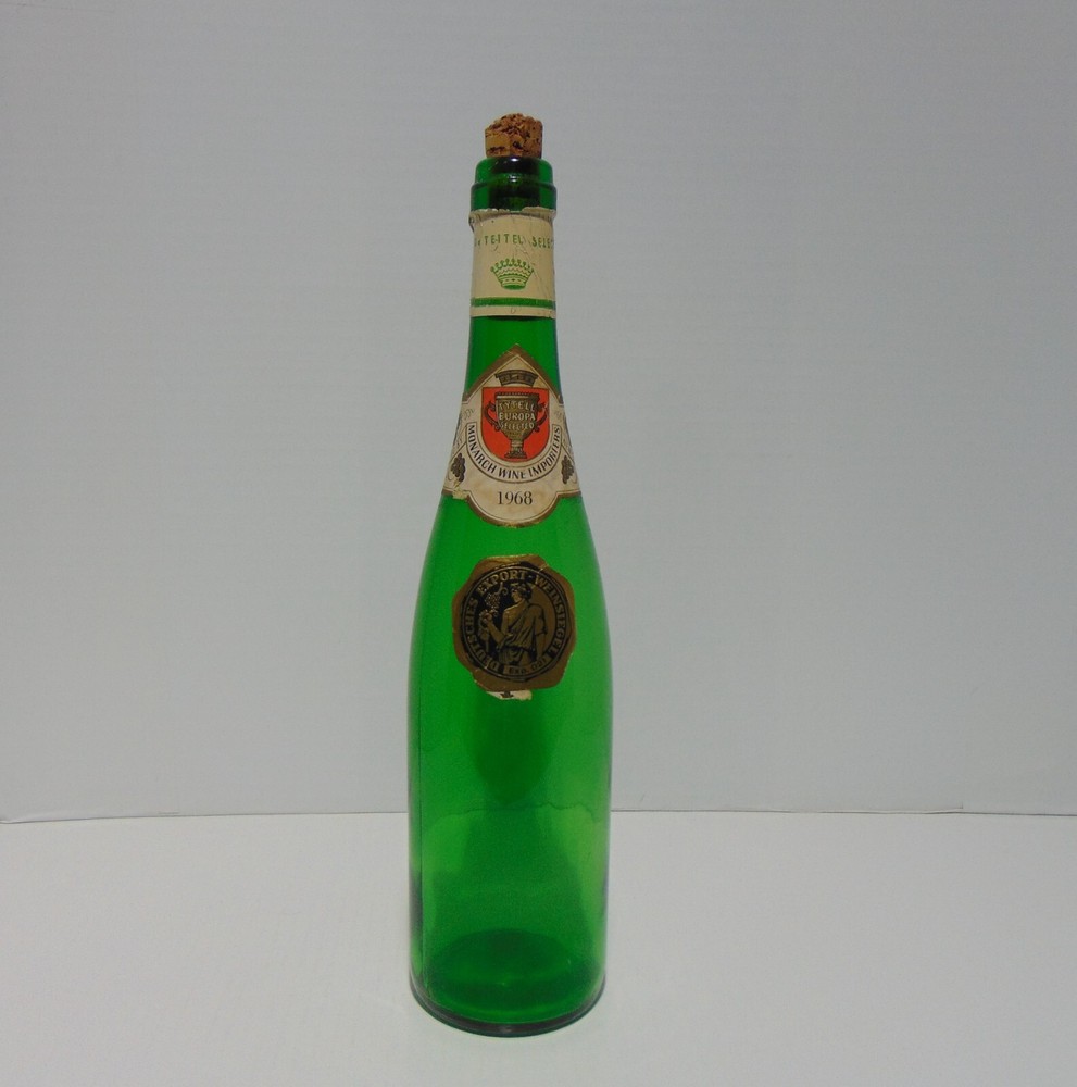 Tytell Europa Selected Monarch Wine Importers 1968 Deutsches Export Empty Bottle