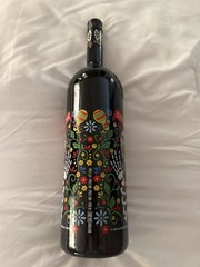 Stella Rosa Black L.E. Skull Heart Eyes and Sugar Skull Day of the Dead Empty