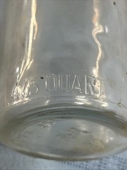 Antique Vintage Ball Wine Bottle 4/5 Quart 176-25LW