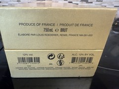 Louis Roederer Cristal 2012 Vintage Champagne box empty gift display box
