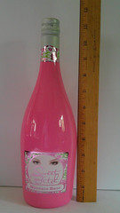 Sweet Bitch Moscato Rose Empty Pink Wine Bottle