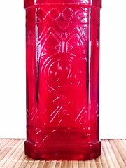 VTG Decorative Accent/Wine Bottle-Unbranded-Red