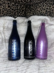 3 Bottle Set: 1 Luminous Bugatti Carbon Champagne, 1 Carbon Brut, & Carbon rosé