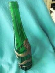 GERMAN MONKEY WINE BOTTLE 13 1/4 INCHES TALL