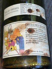 Châteauneuf Du Pape Wine bottle ( Empty ) 1990