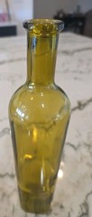 Green Glass Olive Oil Bottle 750mL Sold Empty 12-1/4&Prime; Tall