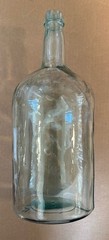 Vintage Green Glass Demijohn Aqua Gallon Bottle – 15&Prime;H X 6&Prime;Dia Ships FREE in USA