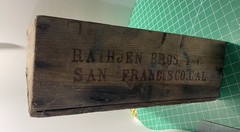 ANTIQUE 1931 German LIEBFRAUMILCH Wine Crate Box – RATHJEN BROS San Francisco