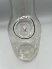 Paul Masson Norman Kosarin Wine Decanter Carafe Etched Glass 1989
