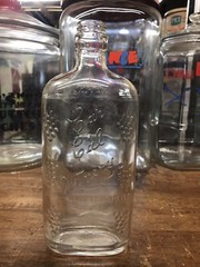 VINTAGE CAR CAL WINERY BOTTLE PINT GREENSBORO NC WINE WHISKEY LIQUOR