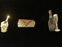 1985 Grand Cordon Champagne Brut 3 Pin Set