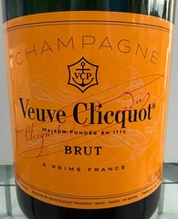 Champagne Veuve Clicquot Ponsardin Brut Mathusalem Empty Glass Bottle 6 Liter