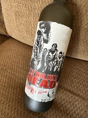 “The Walking Dead” Blood Red Blend Empty Wine Bottle 750ml 2016