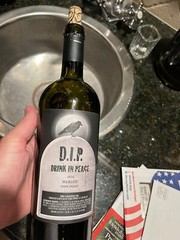 Flora Springs 2014 Drink In Peace Halloween Wine Bottle. Only 30 Bottles Made!!