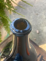 Vintage 1950s–70s Rancio Wine Bottle – Maria Vaqquier Frontignan France – 13”