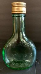Almaden Pony Green Glass Bottle 2/5 Pint Metal Cap Los Gatos CA Empty Excellent