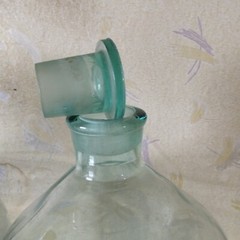Vintage glass jar, 10 liter wine bottle, shipping 2 pcs.