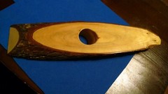 Floating Wine Bottle Holder ~ Australia ~ Wood ~ Painted ~ Kangaroo ~ Gift 12×3&Prime;
