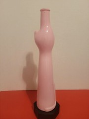 2016 RHEINHESSEN RIESLING GLASS “HAPPY CAT” BOTTLE IN BUBBLE GUM PINK