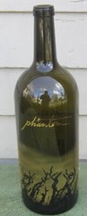 Large BOGLE VINEYARDS Dark Green 3L BOTTLE 2016 PHANTOM Proprietary Red 16 1/2&Prime;