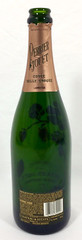 1988 Perrier Jouet Belle Epoque 4 Champagne Flutes & Floral EMPTY Bottle Vtg Box