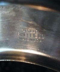 EMPTY Moet Chandon Champagne 1882 Magnum Bottle + BRS Nickel Silver Holder PROP