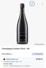3 Bottle Set: 1 Luminous Bugatti Carbon Champagne, 1 Carbon Brut, & Carbon rosé