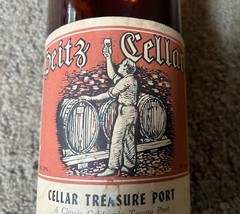 RARE VINTAGE HEITZ CELLARS ST. HELENA, CA CELLAR TREASURE PORT EMPTY WINE BOTTLE