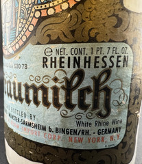 Beameister Rhine Wine Bottle (Ceramic, Germany) – 11×3 in, Great Condition